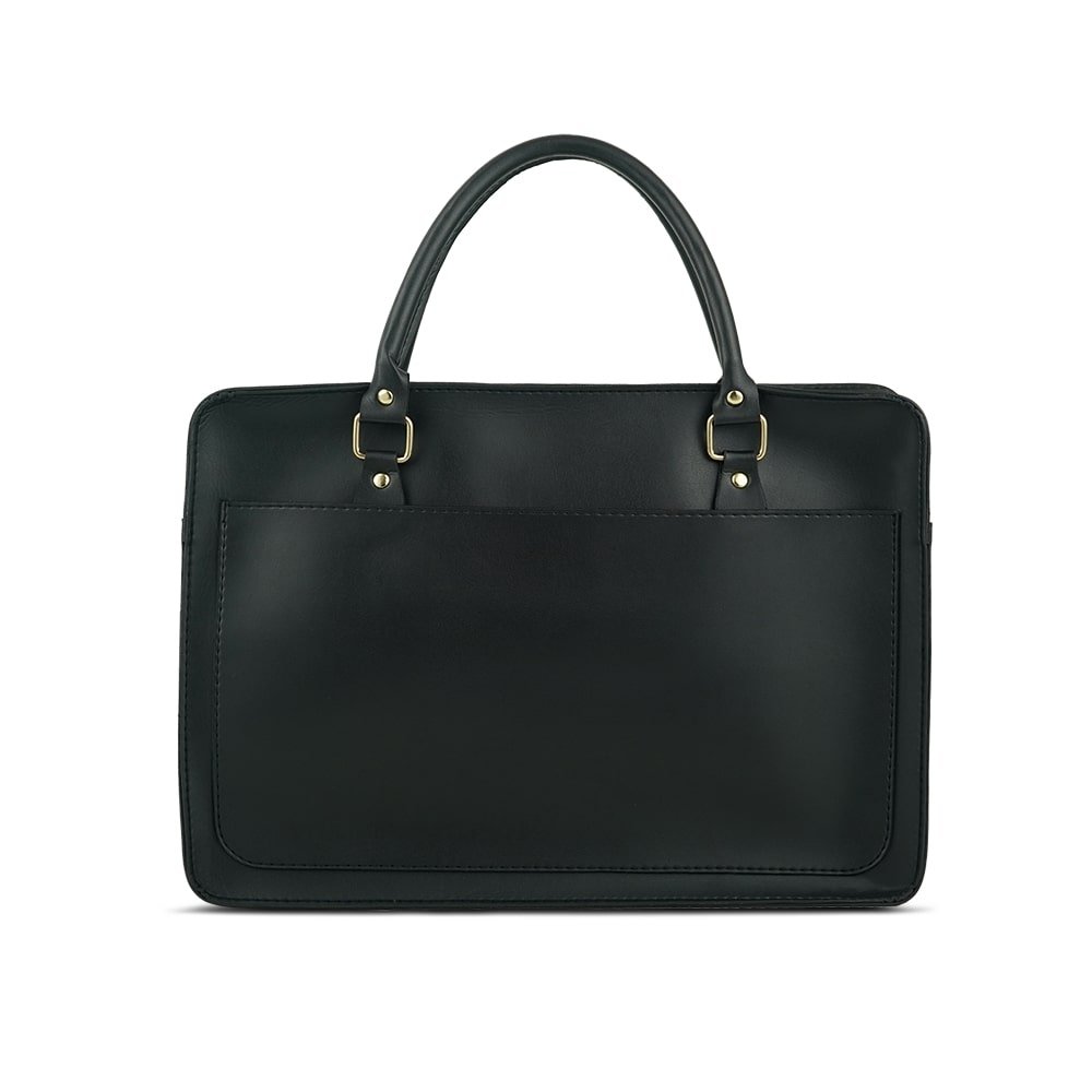 Multi Pockets Laptop Bag (Black) - Image 4